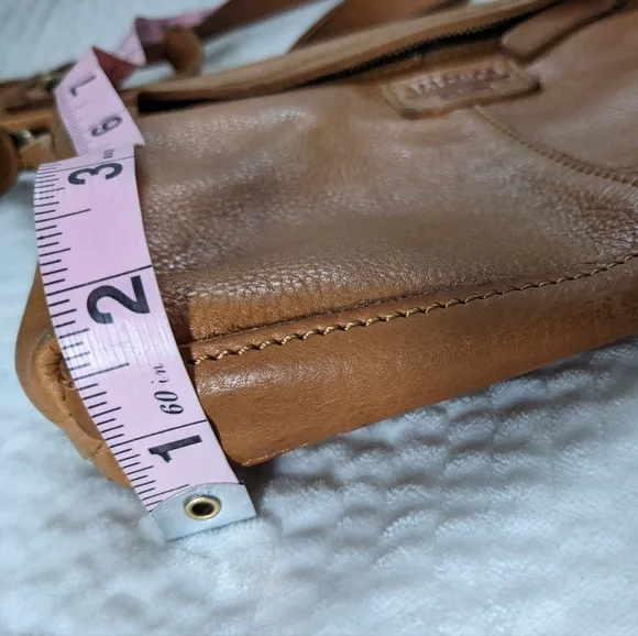 Vilenca Holland Small Brown Woven Leather Crossbody Bag Purse Daily Travel - Picture 14 of 16